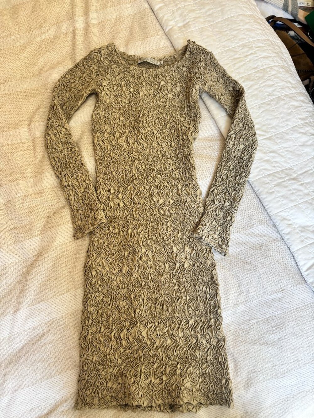 Contessa Mills Blair Dress in Dark Champagne